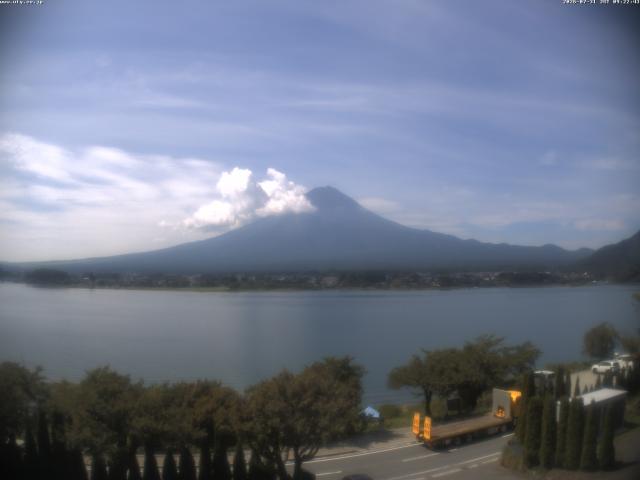 河口湖からの富士山