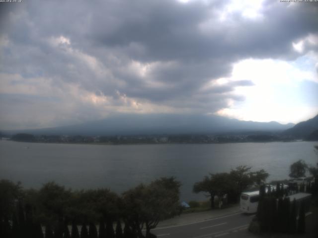 河口湖からの富士山