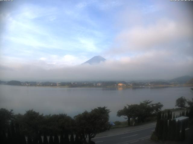 河口湖からの富士山