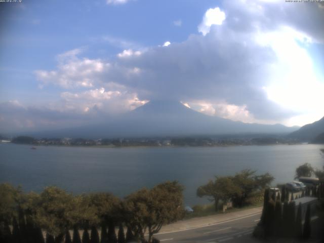 河口湖からの富士山