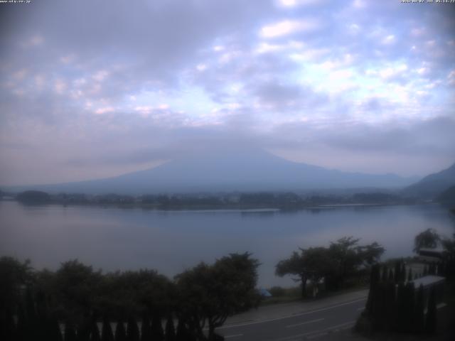 河口湖からの富士山