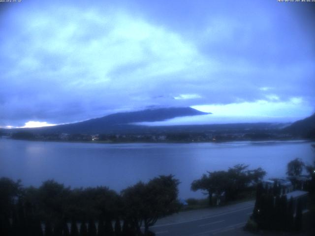 河口湖からの富士山