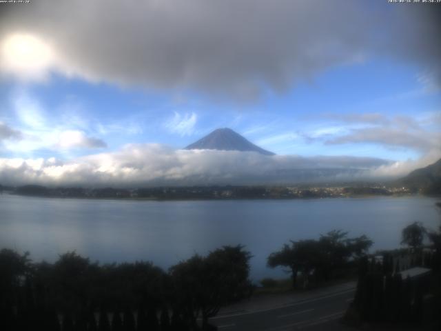 河口湖からの富士山