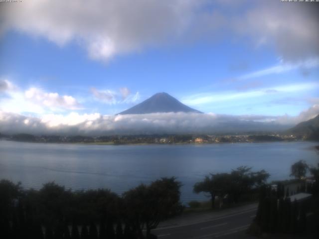 河口湖からの富士山