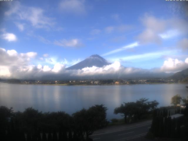 河口湖からの富士山