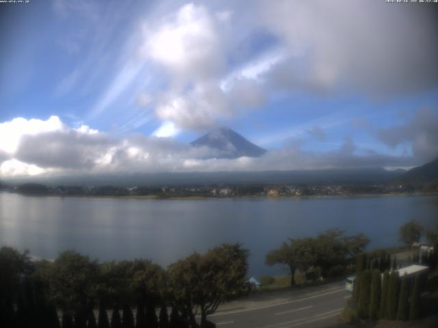 河口湖からの富士山