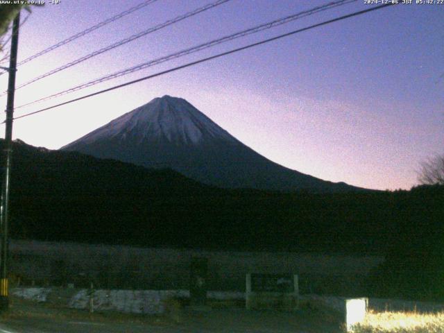 西湖からの富士山