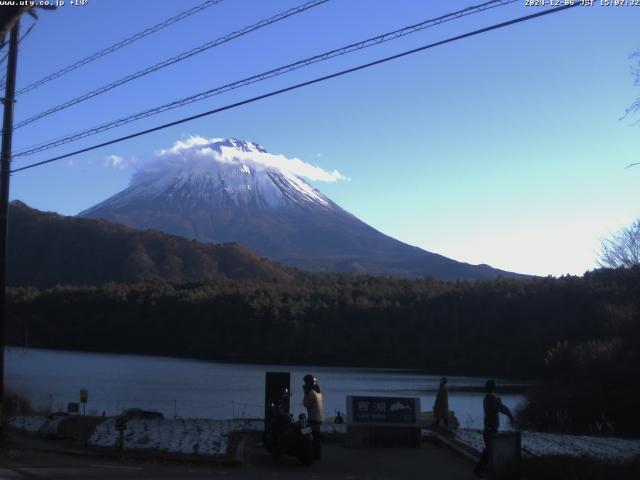 西湖からの富士山