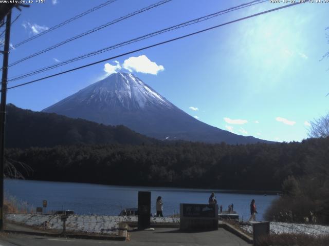 西湖からの富士山