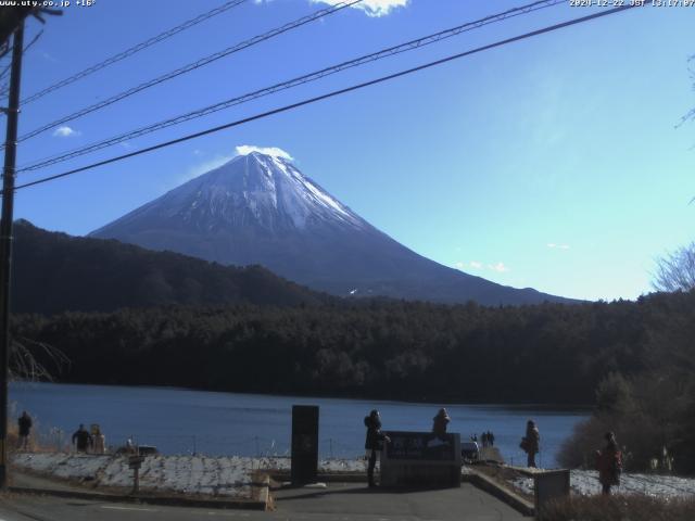 西湖からの富士山