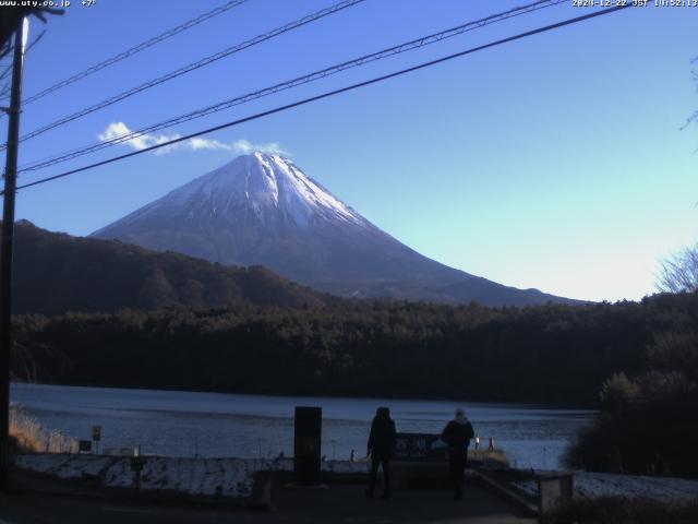西湖からの富士山
