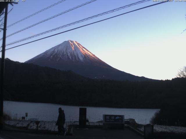 西湖からの富士山