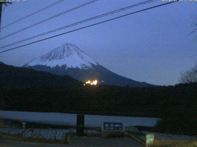 西湖からの富士山