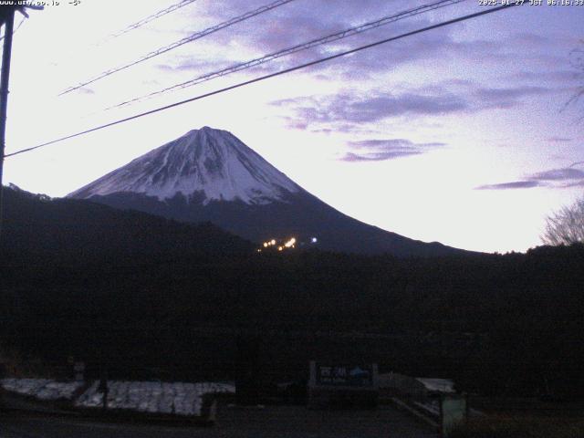 西湖からの富士山