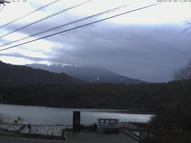 西湖からの富士山