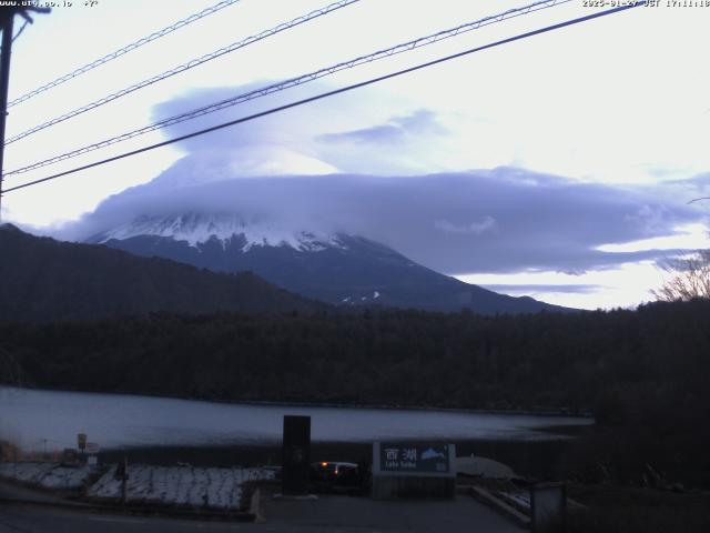 西湖からの富士山