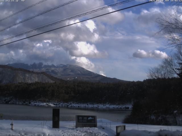 西湖からの富士山