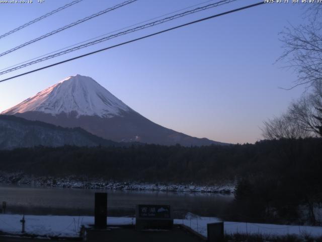 西湖からの富士山