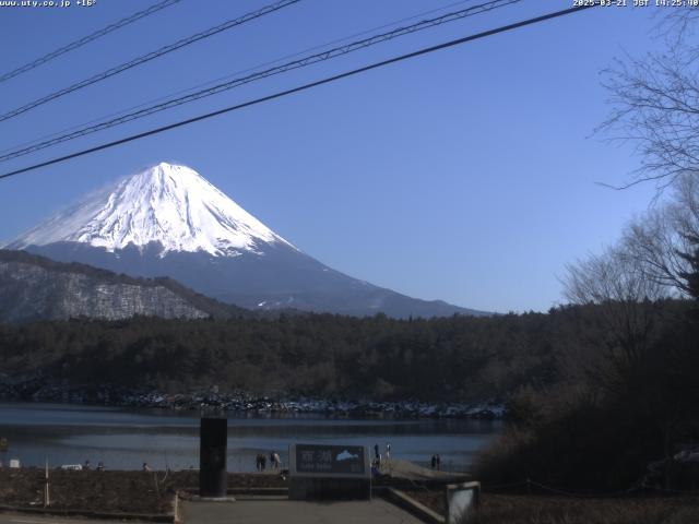 西湖からの富士山