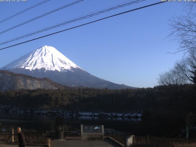 西湖からの富士山
