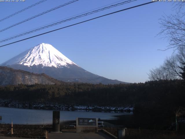 西湖からの富士山