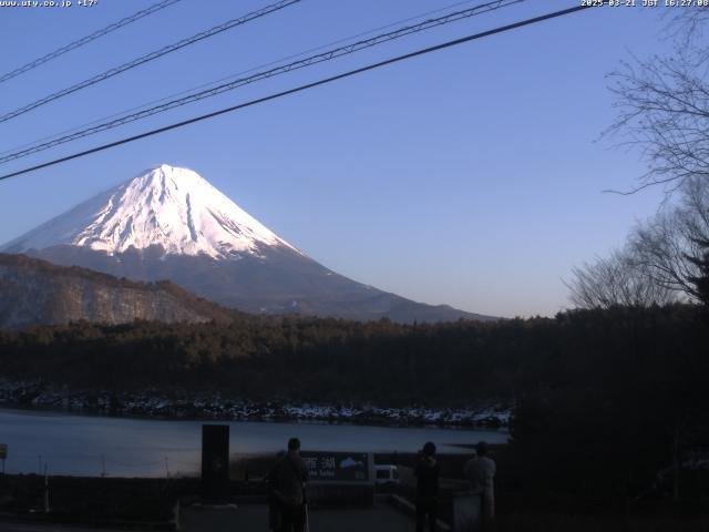 西湖からの富士山