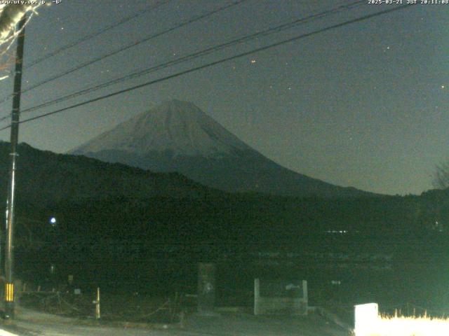 西湖からの富士山