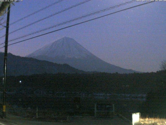 西湖からの富士山