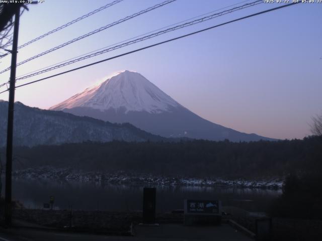 西湖からの富士山