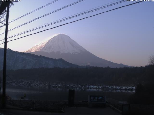 西湖からの富士山