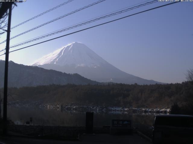 西湖からの富士山