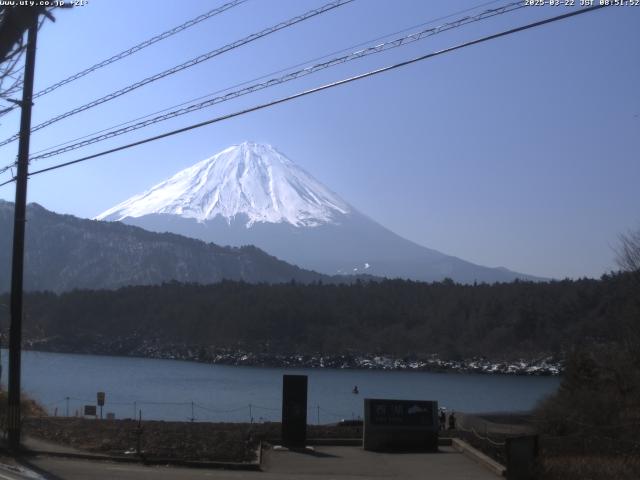 西湖からの富士山