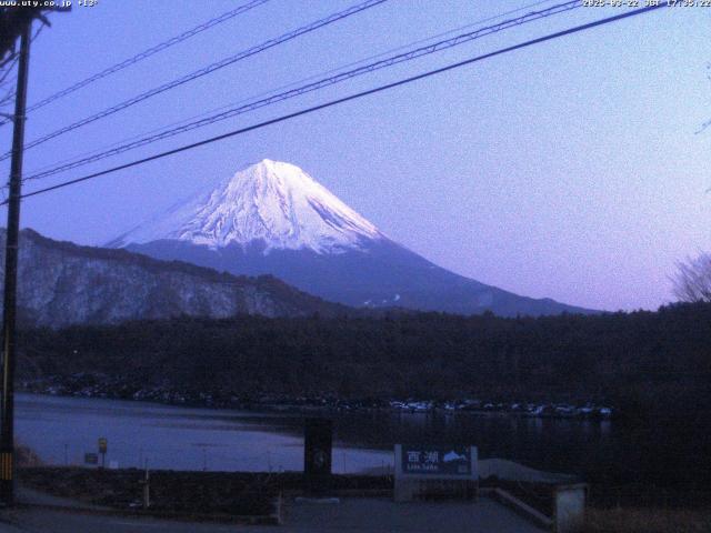 西湖からの富士山