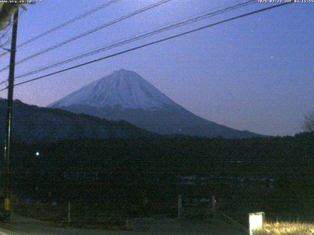 西湖からの富士山