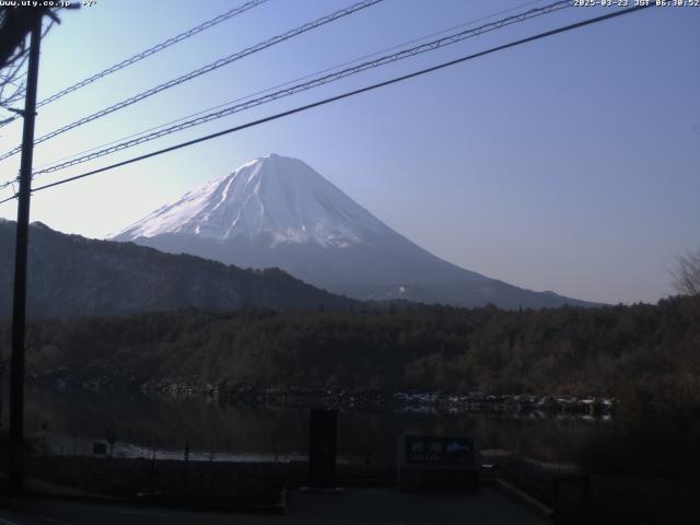 西湖からの富士山