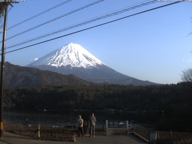西湖からの富士山