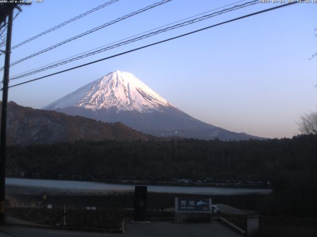 西湖からの富士山