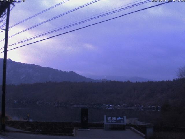 西湖からの富士山