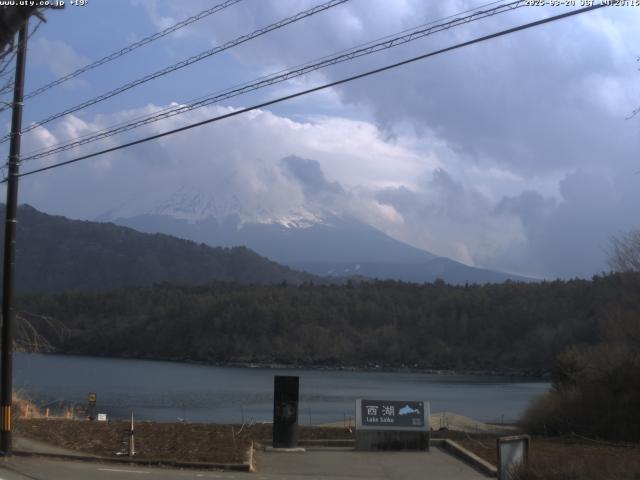 西湖からの富士山