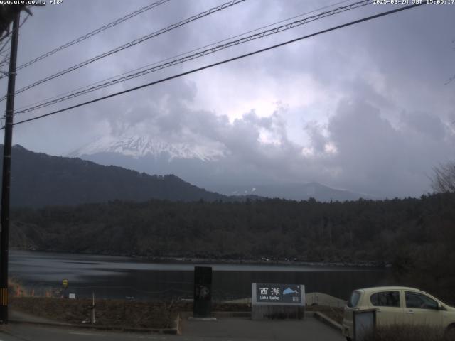 西湖からの富士山