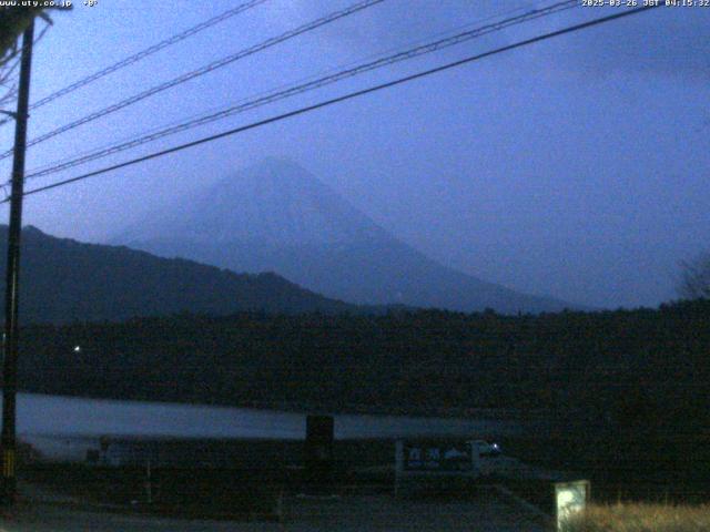 西湖からの富士山