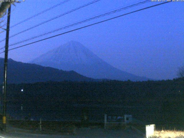 西湖からの富士山