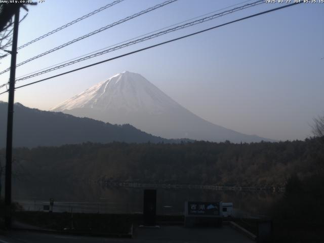 西湖からの富士山