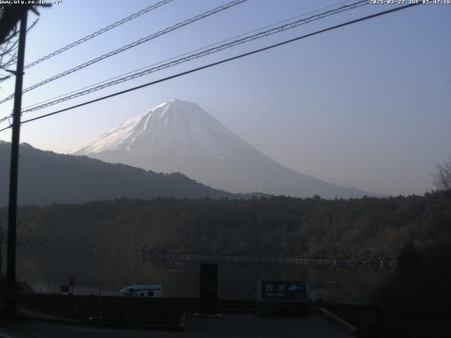 西湖からの富士山
