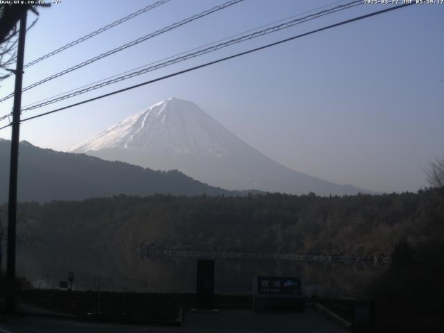 西湖からの富士山
