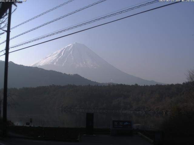 西湖からの富士山