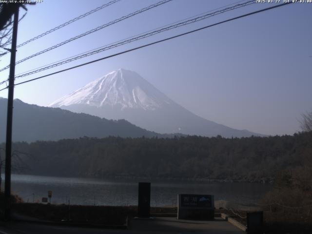 西湖からの富士山