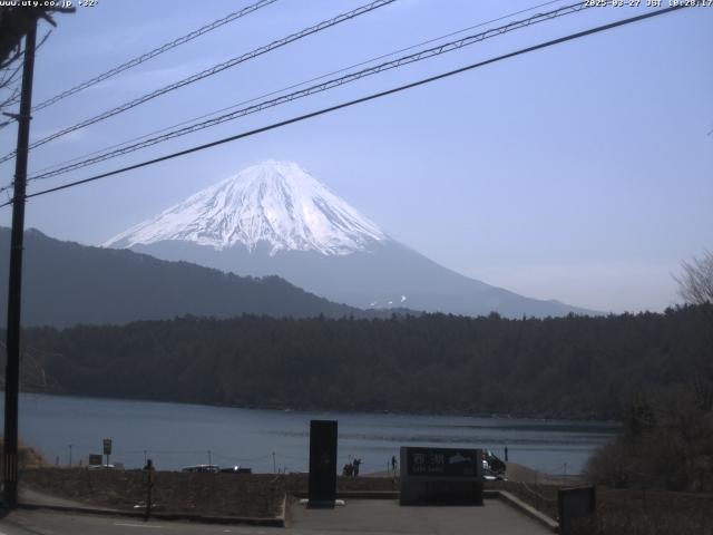 西湖からの富士山