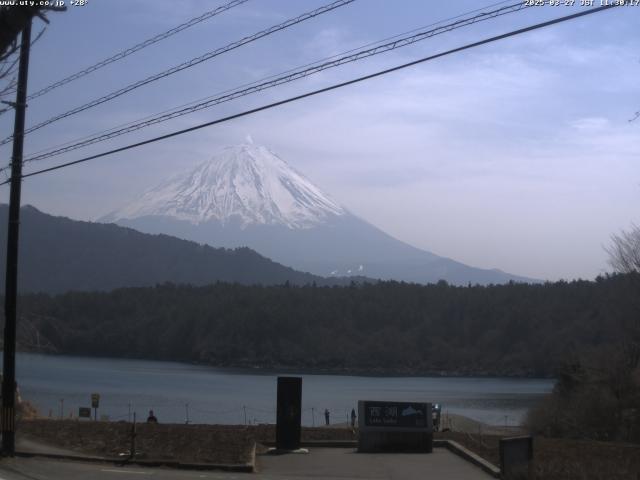 西湖からの富士山