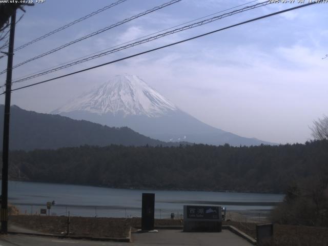 西湖からの富士山